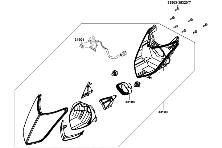 Framlampa - Strålkastare